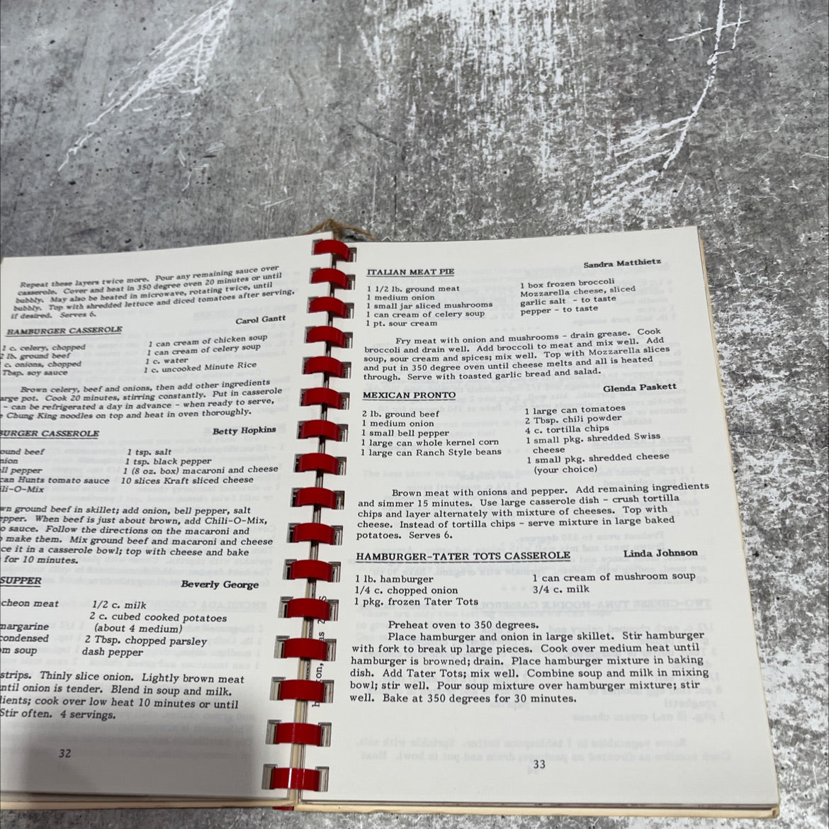 a book of favorite recipes book, by parent teacher league of our savior lutheran school, 1985 Paperback image 4