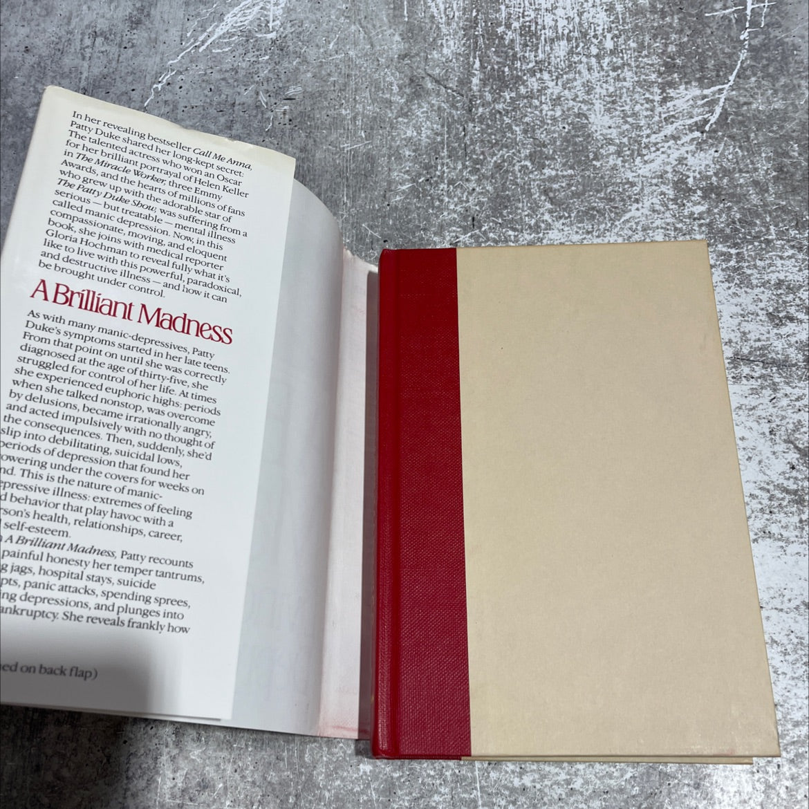 a brilliant madness living with manic-depressive illness book, by patty duke, 1992 Hardcover image 4