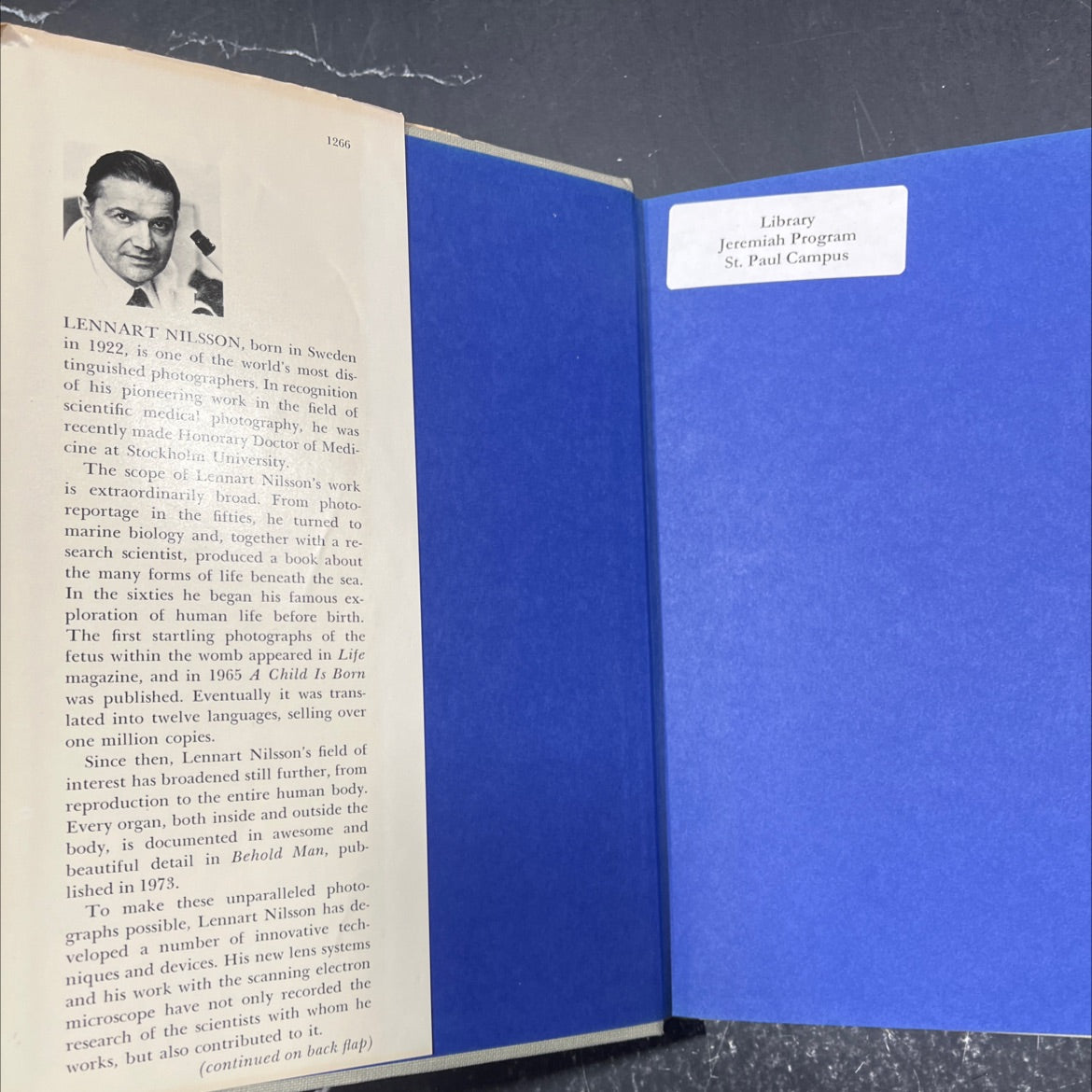 a child is born book, by lennart nilsson, mirjam furuhjelm, axel ingelman-sundberg, claes wirsén, 1976 Hardcover image 4