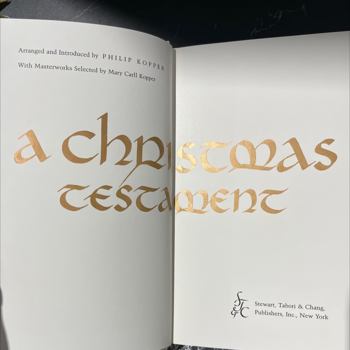 a christmas testament book, by philip kopper, 1982 Hardcover image 2
