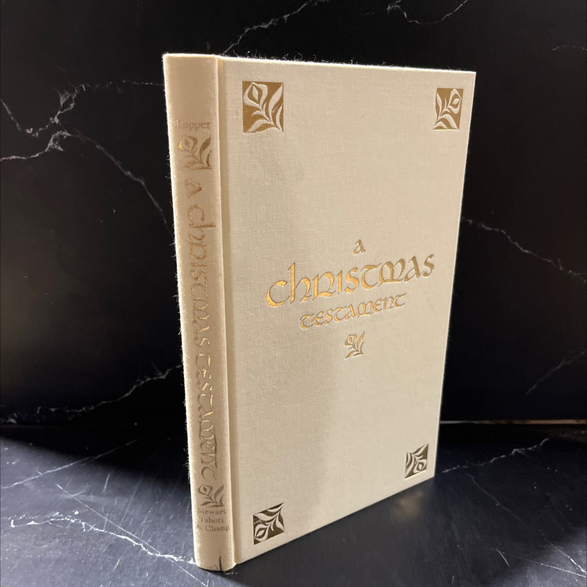 a christmas testament book, by philip kopper, 1982 Hardcover image 1