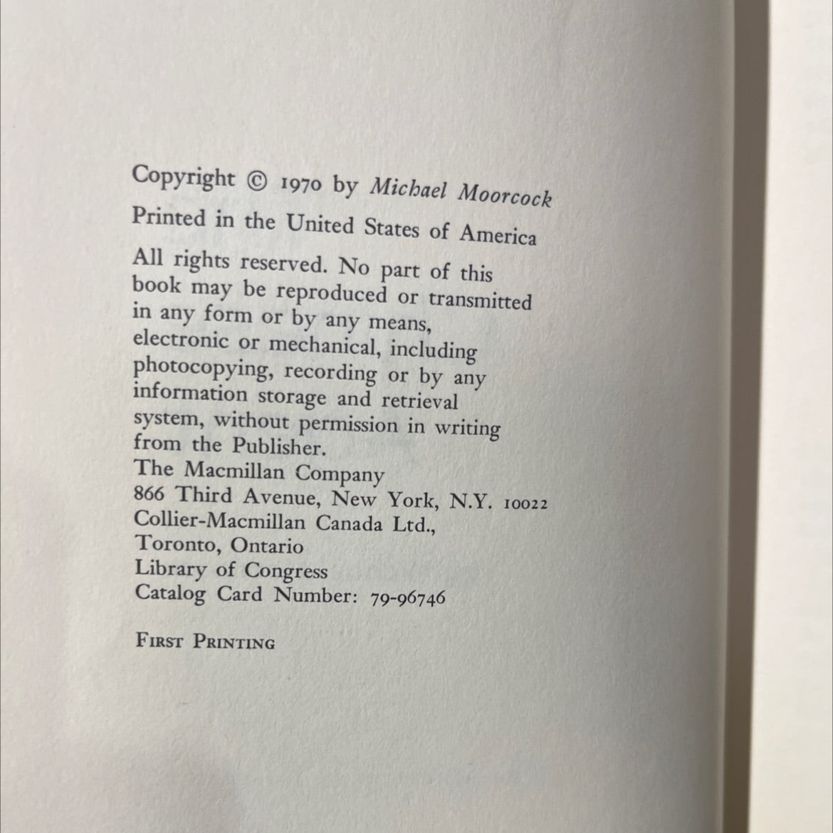 a cock robin mystery the chinese agent book, by michael moorcock, 1970 Hardcover image 3