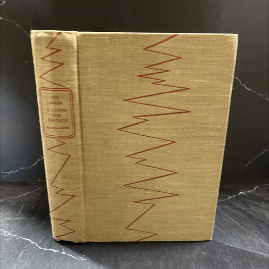 a coffin for dimitrios book, by eric ambler, 1940 Hardcover image 1