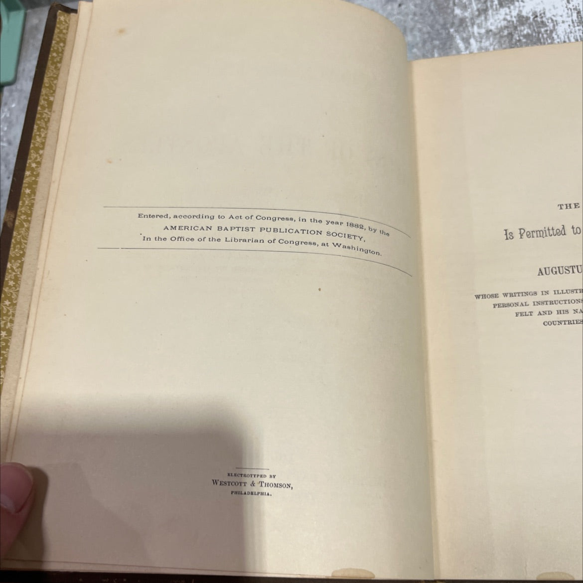 a commentary on the acts of the apostles book, by horatio b. hackett, 1882 Hardcover image 3