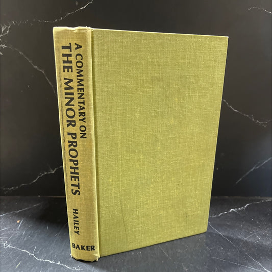 a commentary on the minor prophets book, by homer hailey, 1983 Hardcover image 1
