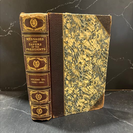 a compilation of the messages and papers of the presidents 1789-1902 book, by james d. richardson, 1903 Leather image 1