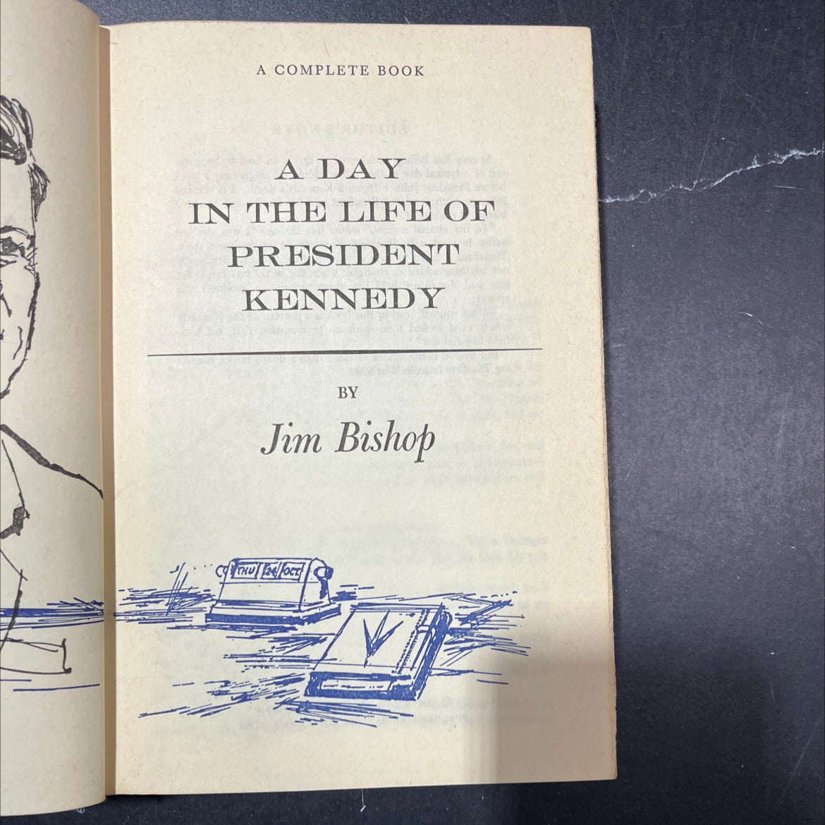 a complete book a day to in the life of president kennedy book, by Jim Bishop, 1964 Hardcover image 2