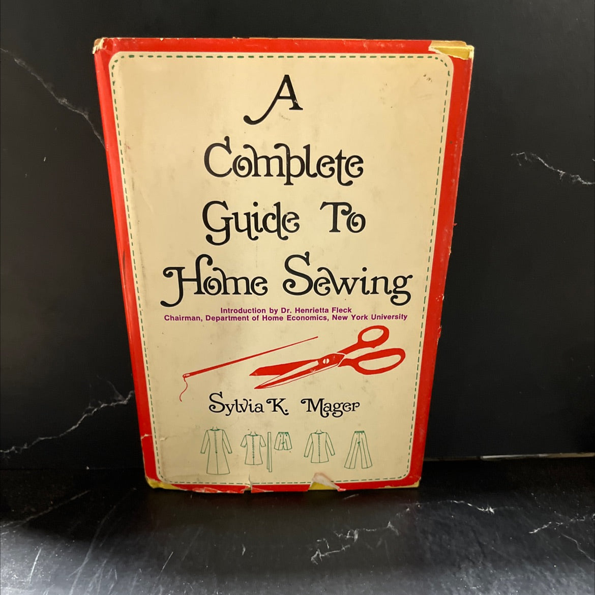 a complete guide to home sewing book, by sylvia k. mager, 1952 Hardcover image 1