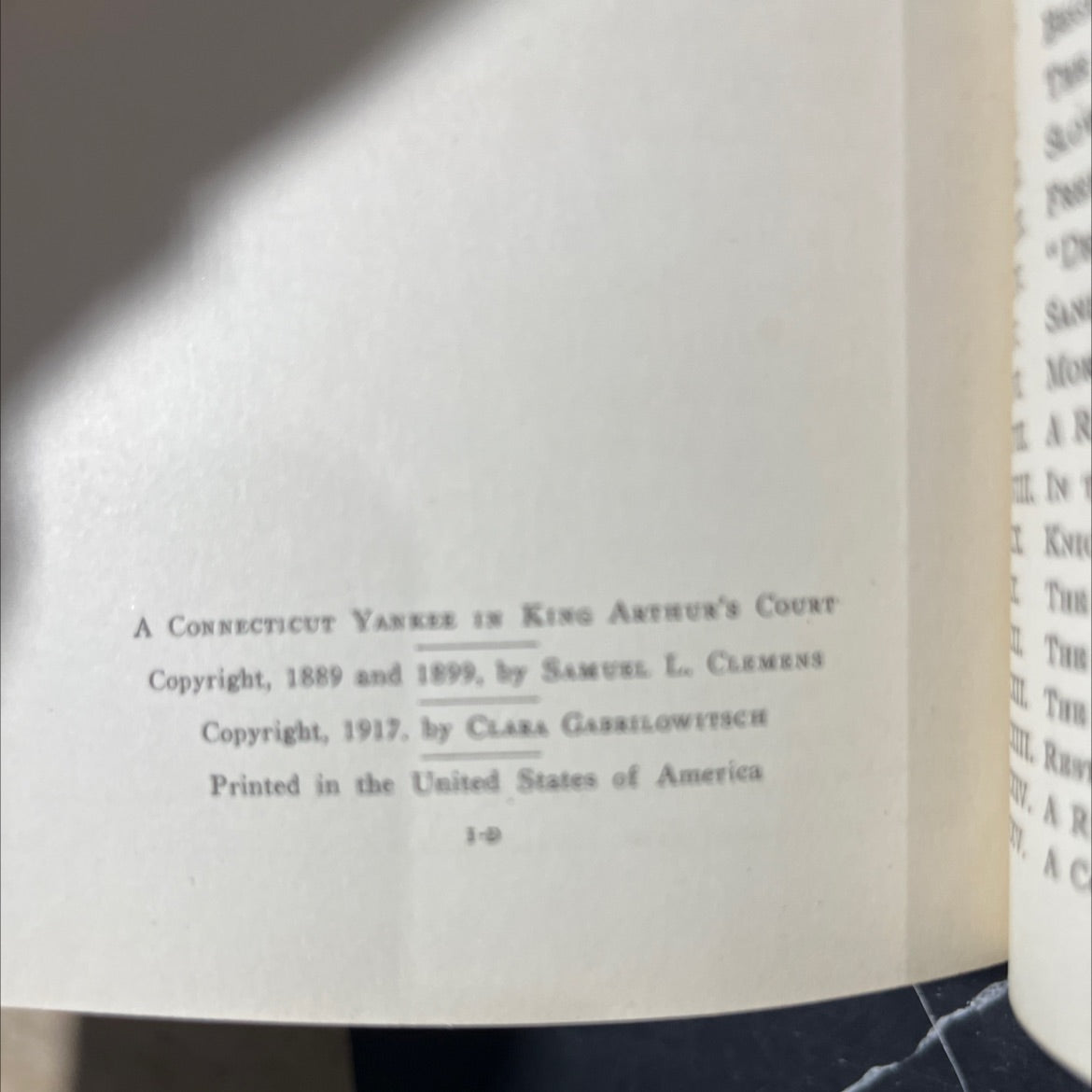 a connecticut yankee in king arthur's court book, by mark twain, 1917 Hardcover image 3