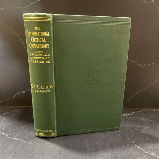 a critical and exegetical commentary on the gospel according to s. luke book, by rev. alfred plummer, m. a., d.d., 1969 image 1