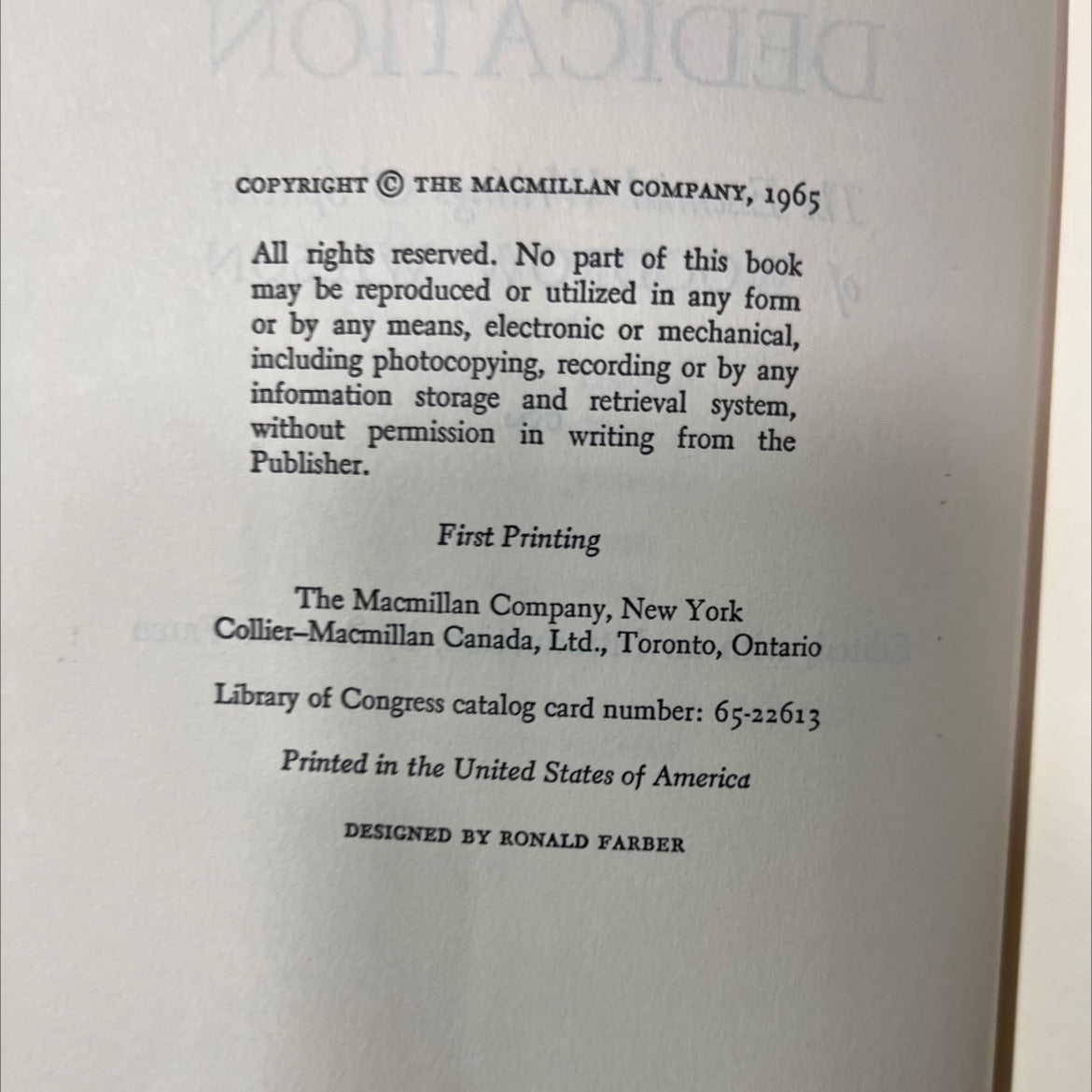 a day of dedication the essential writings & speeches of woodrow wilson book, by woodrow wilson, 1965 Hardcover image 3