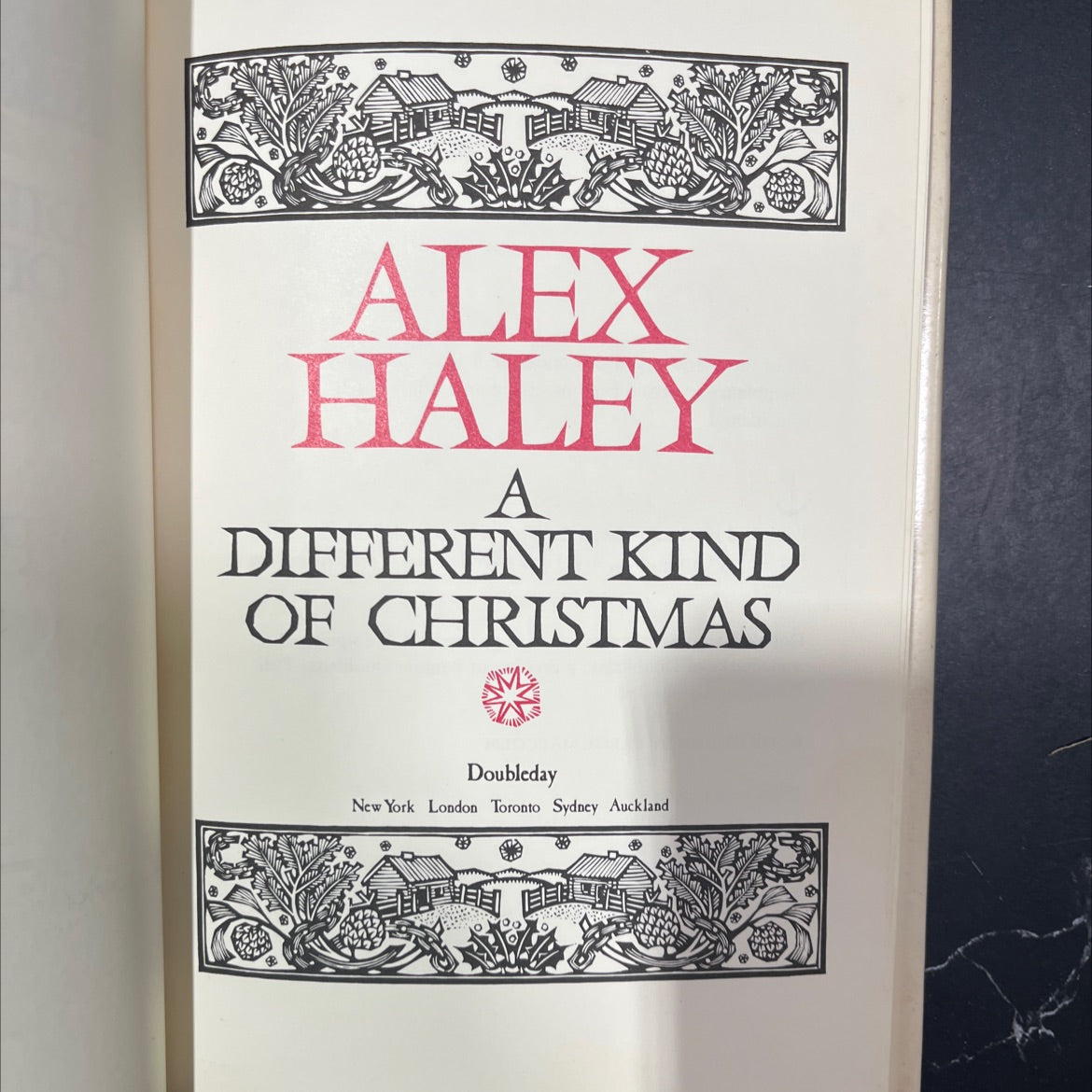a different kind of christmas book, by alex haley, 1988 Hardcover image 2