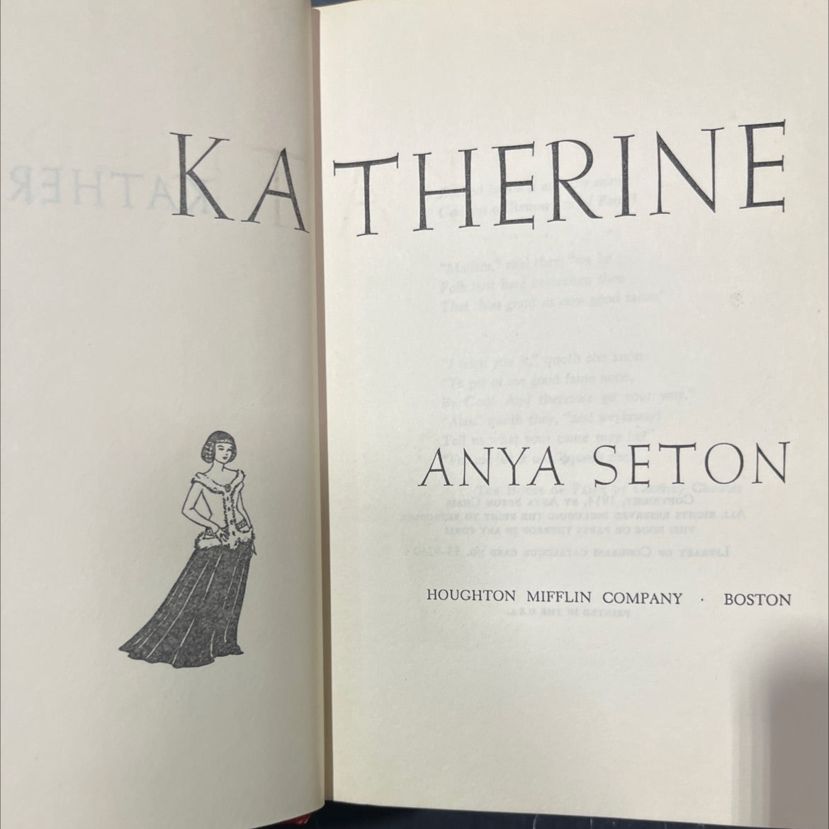 a distant shore book, by anya seton, 1954 Hardcover image 2