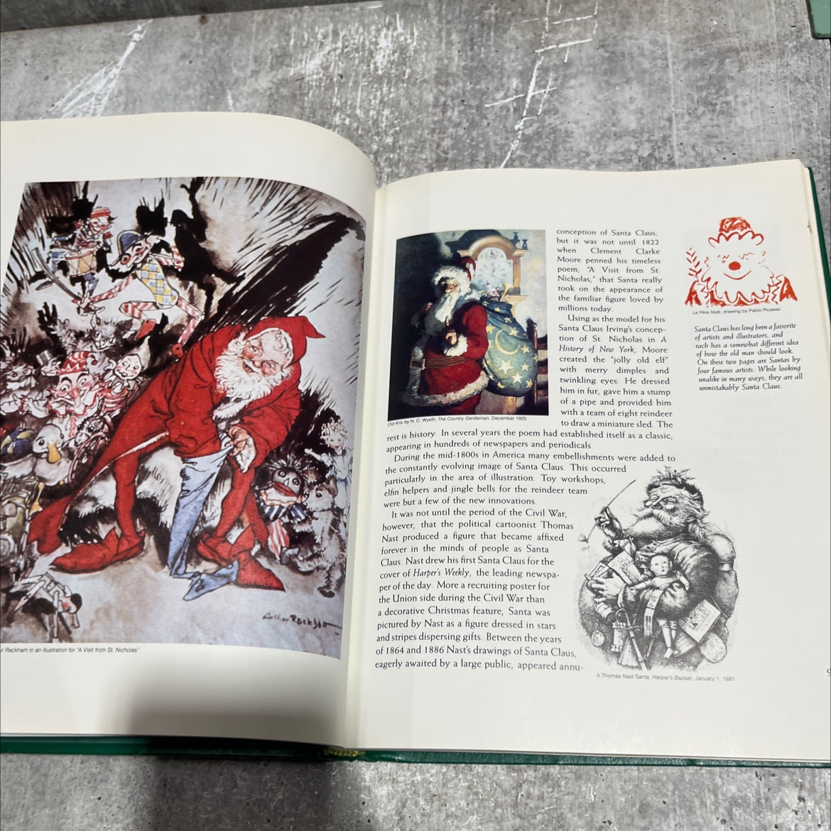 a family christmas book, by unknown, 1984 Hardcover image 4