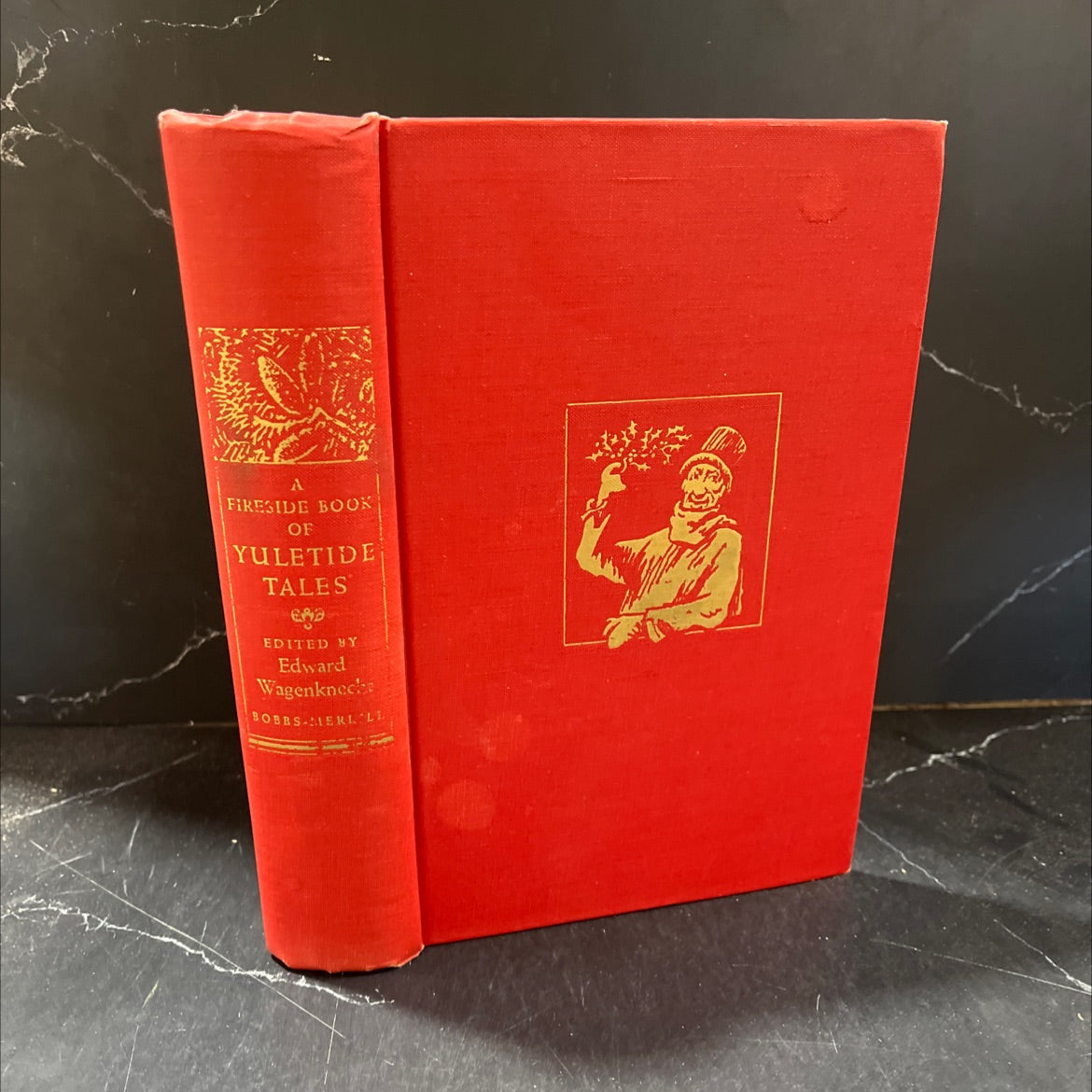a fireside book of yuletide tales book, by edward wagenknecht, 1948 Hardcover image 1