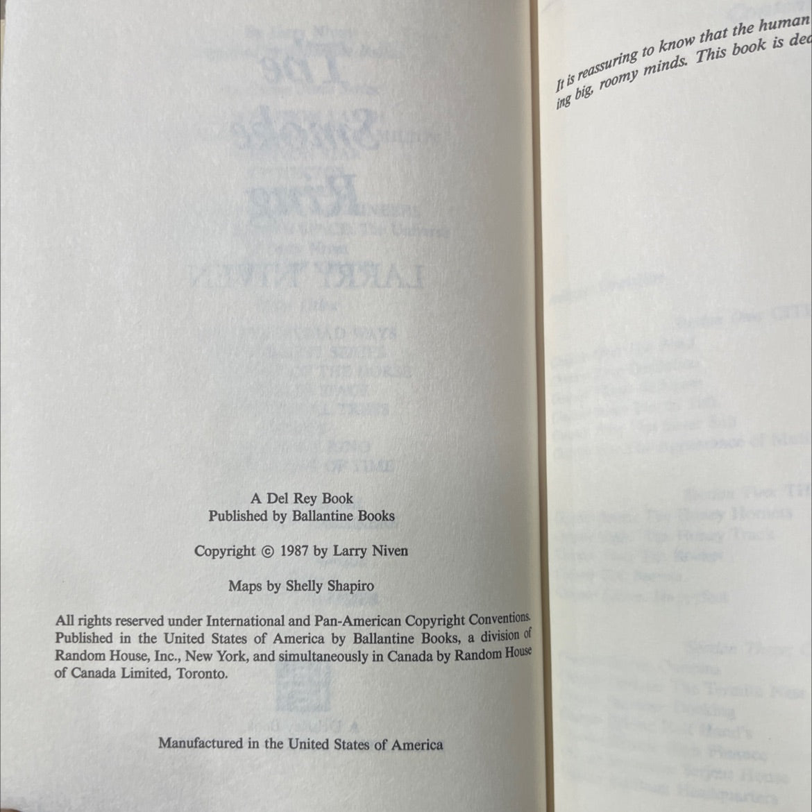 a gift from earth book, by Larry Niven, 1987 Hardcover image 3