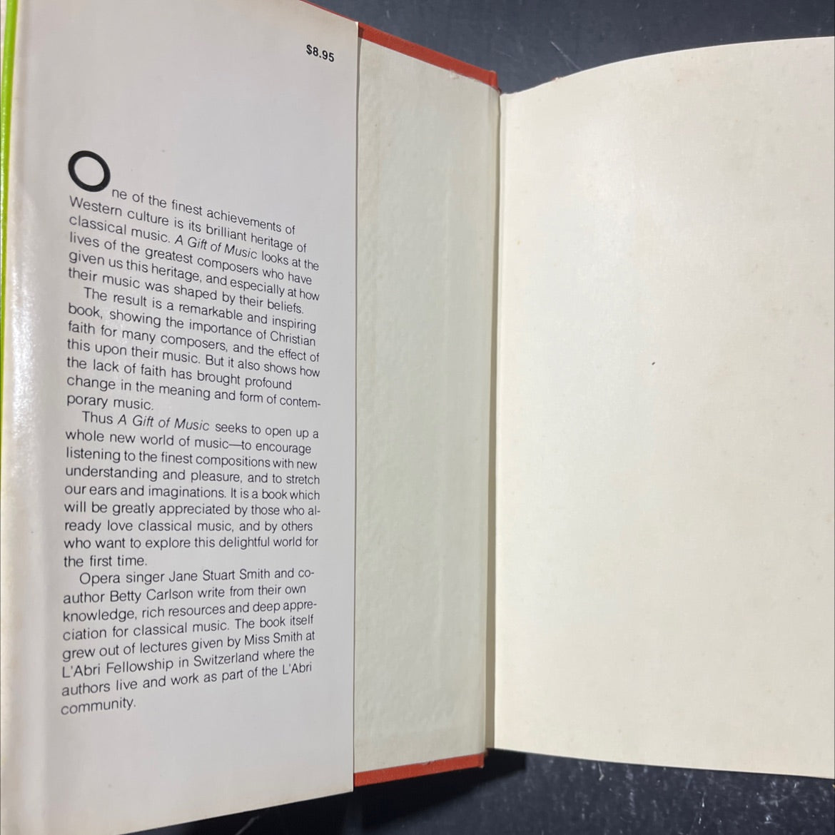 a gift of music great composers and their influence book, by jane stuart smith and betty carlson, 1979 Hardcover image 4