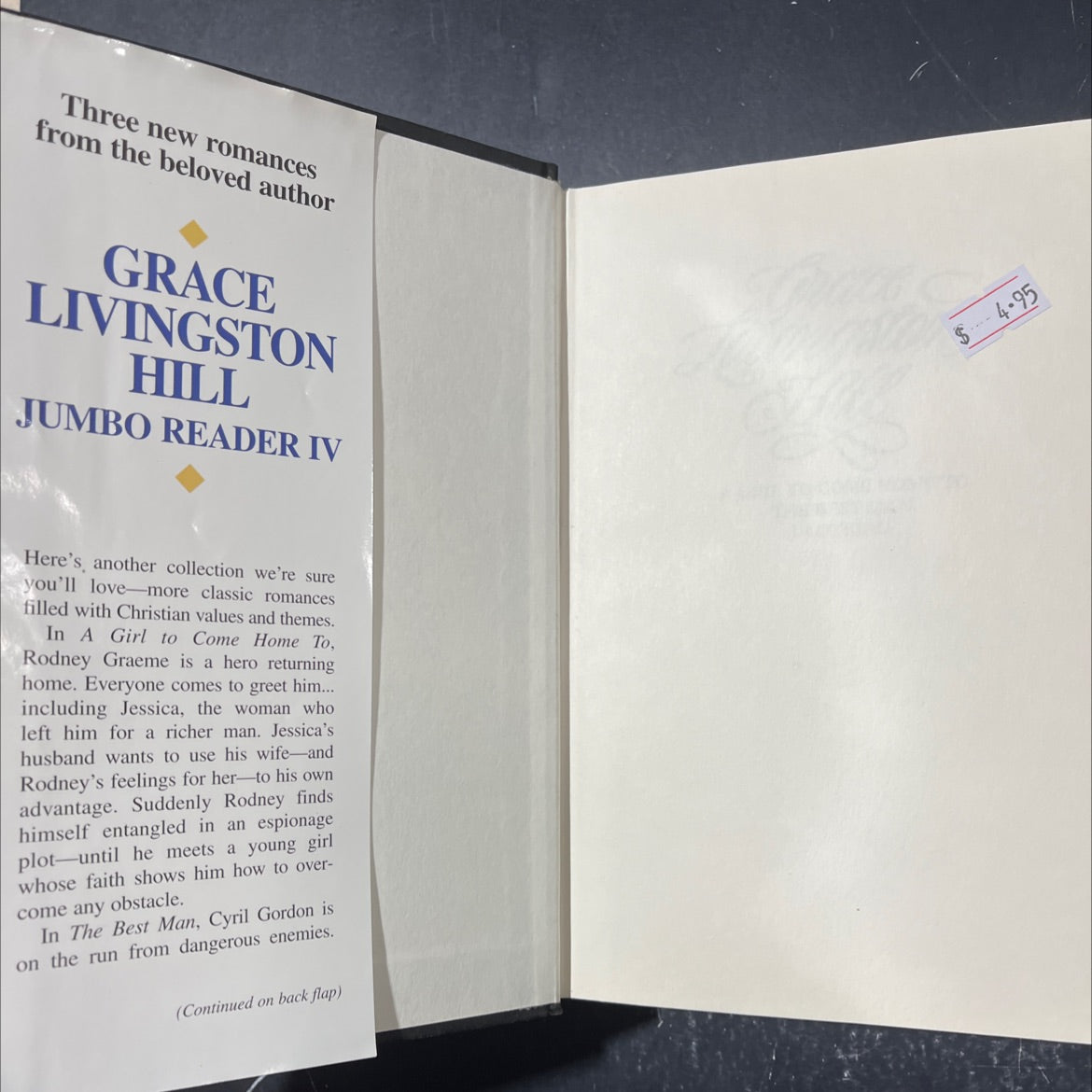 a girl to come home to book, by grace livingston hill, 1973 Hardcover image 4