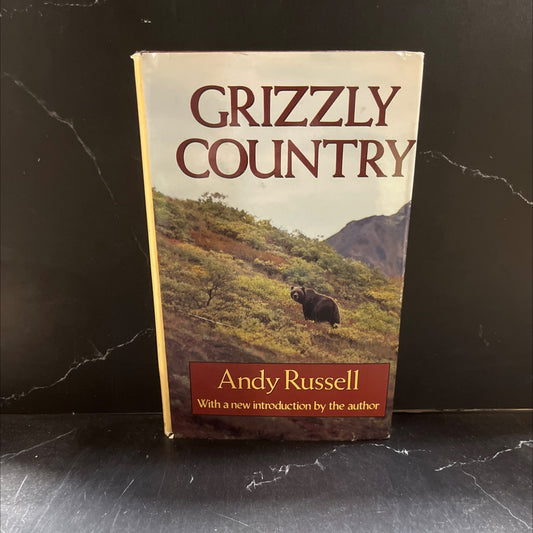 a grizzly country book, by andy russell, 1986 Hardcover image 1