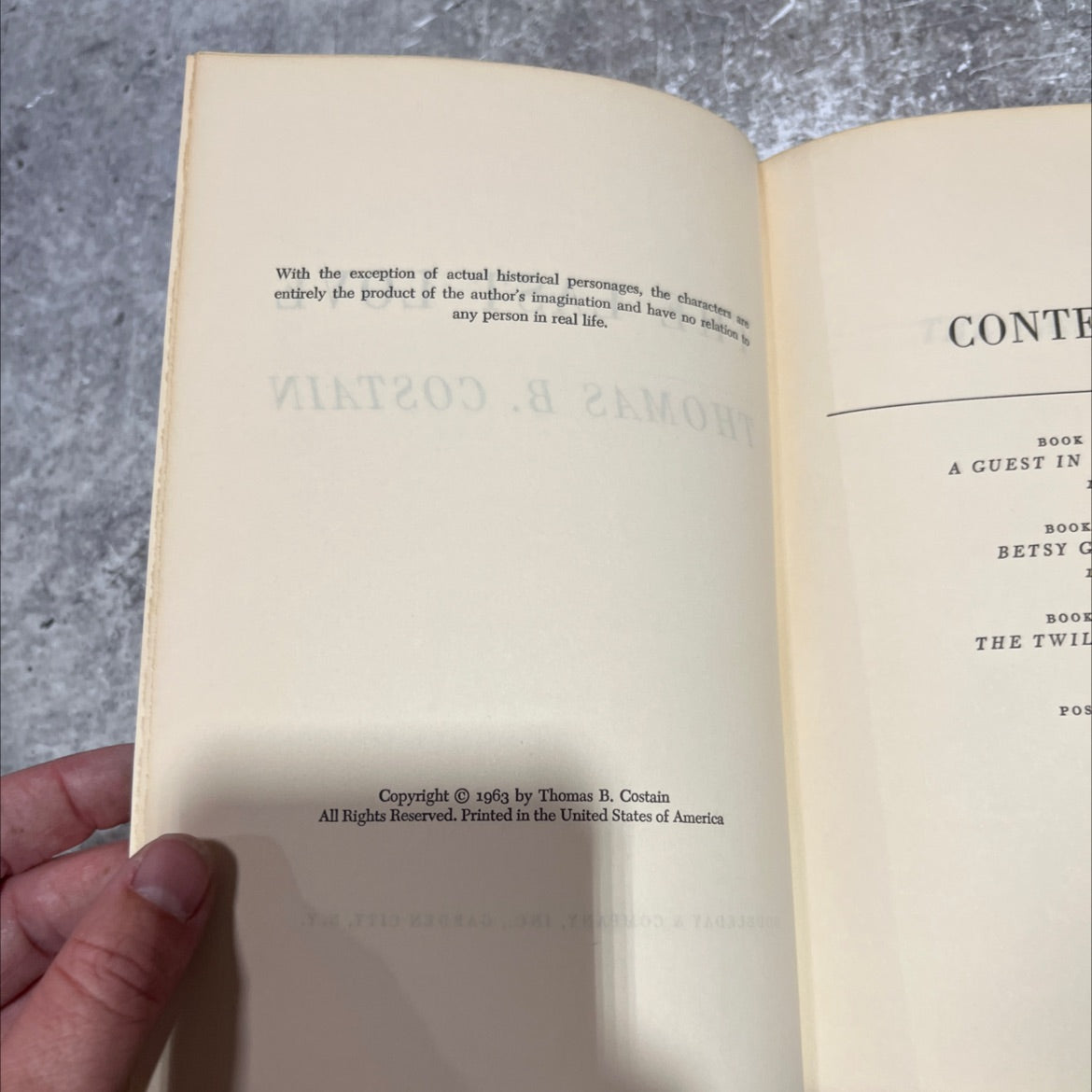 a guest in the house book, by thomas b. costain, 1963 Hardcover image 3