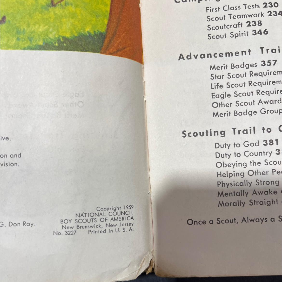 a handbook of training for citizenship through scouting book, by not stated, 1959 Paperback image 3