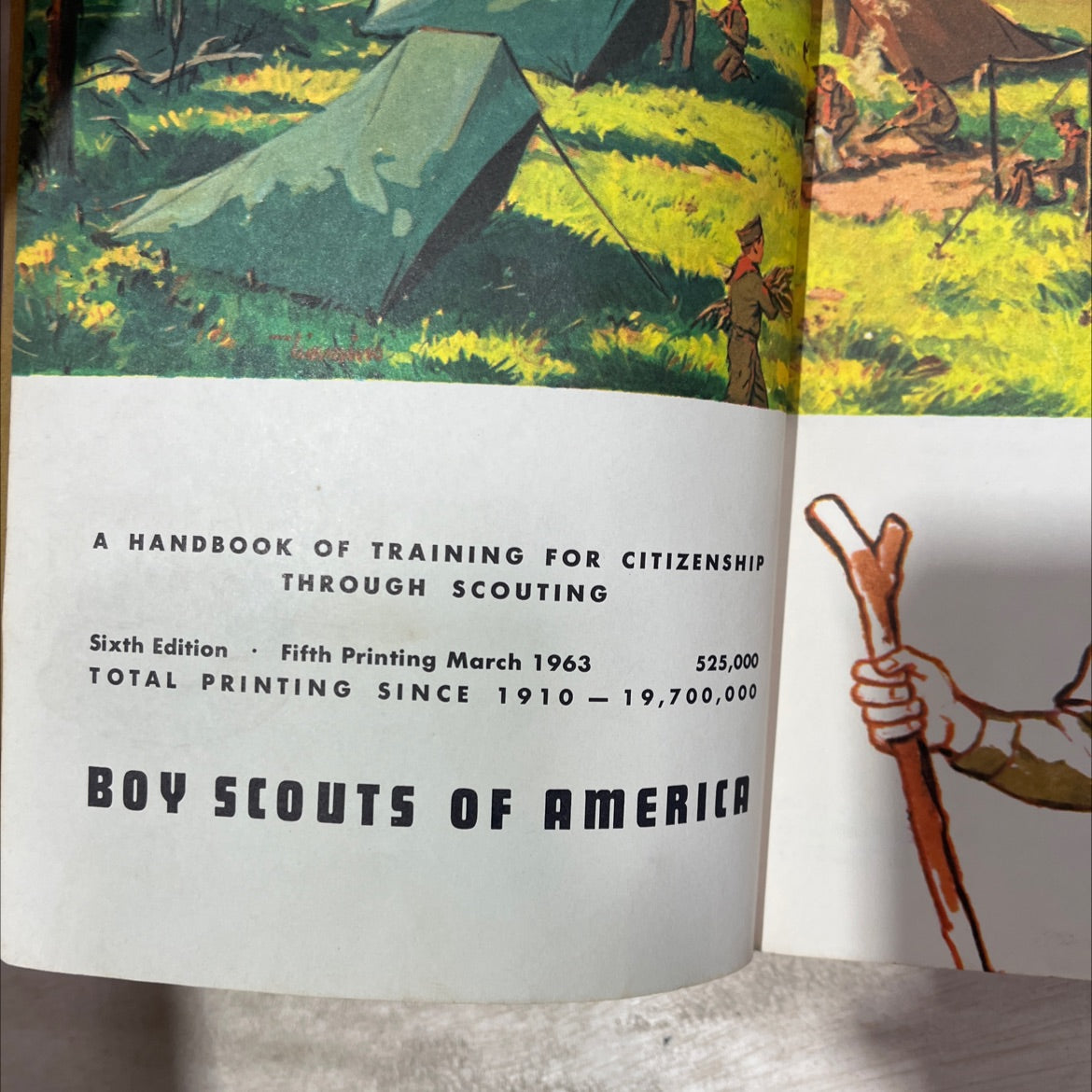 a handbook of training for citizenship through scouting book, by unknown, 1963 Paperback, Vintage image 2