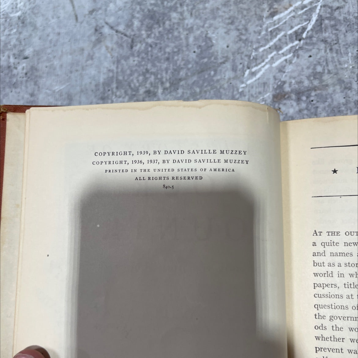 a history of our country book, by david saville muzzey, 1940 Hardcover image 3