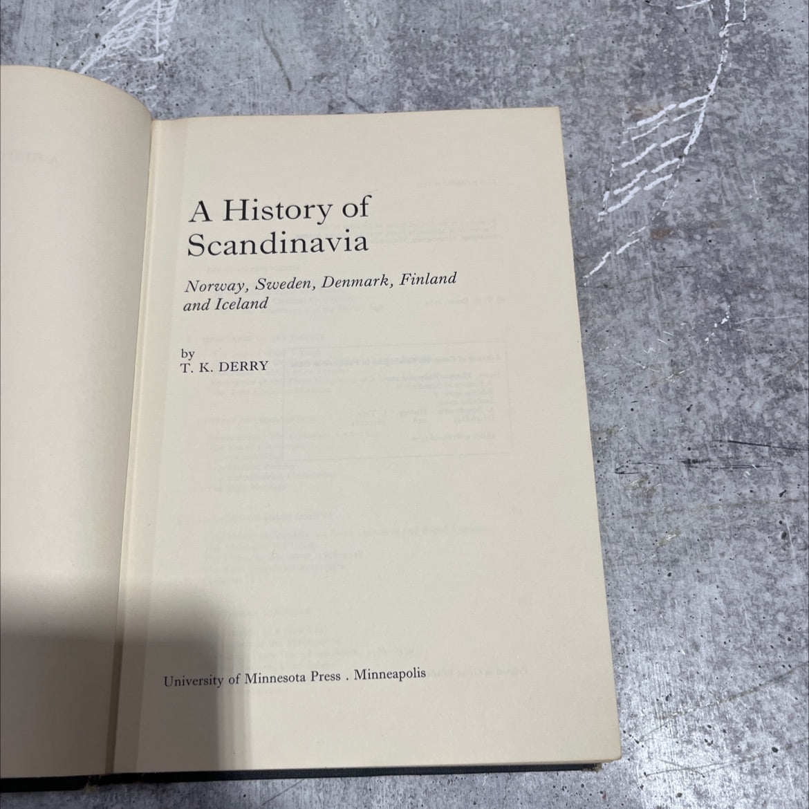 a history of scandinavia norway, sweden, denmark, finland and iceland book, by T. K. Derry, 1979 Hardcover image 2