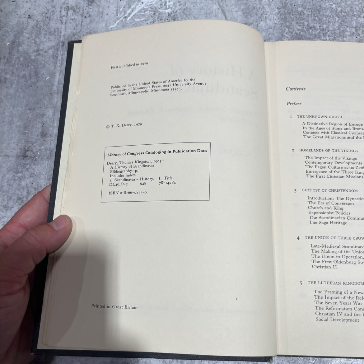 a history of scandinavia norway, sweden, denmark, finland and iceland book, by T. K. Derry, 1979 Hardcover image 3