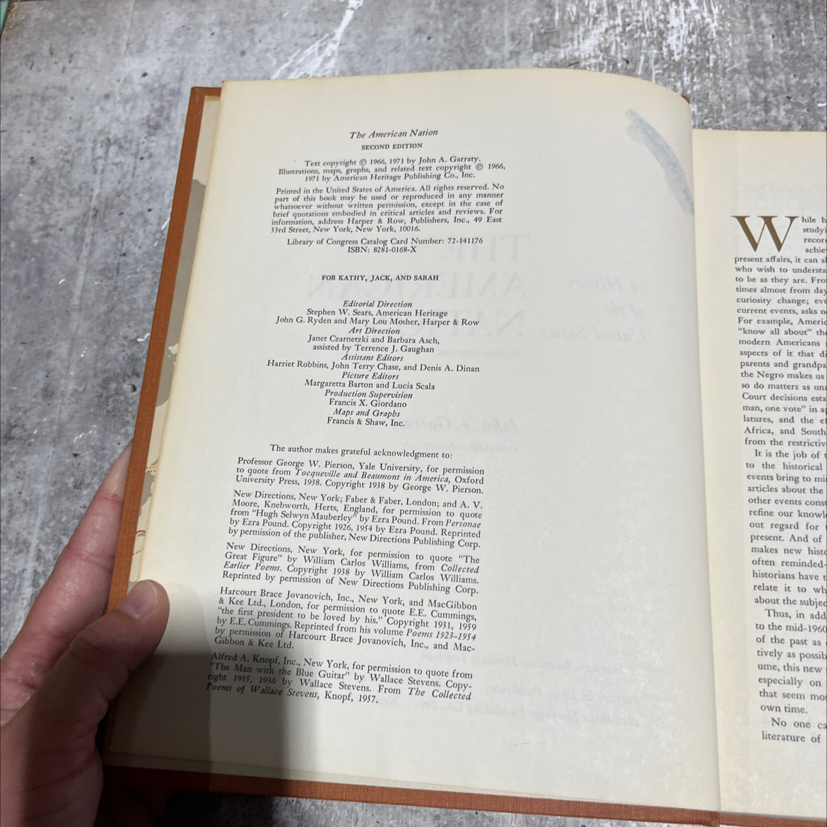 a history of the american nation book, by John A. Garraty, 1971 Hardcover image 3