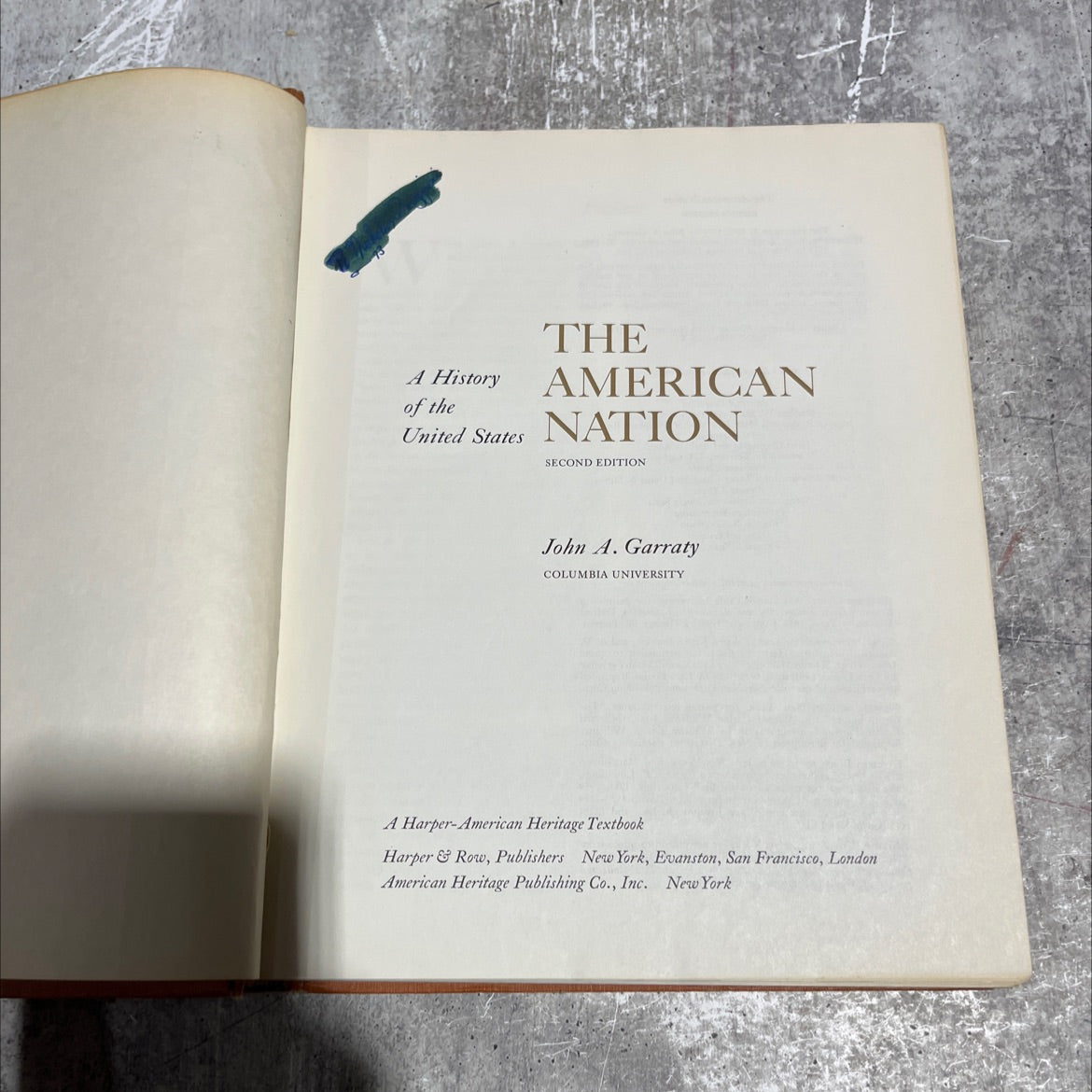 a history of the american nation book, by John A. Garraty, 1971 Hardcover image 2