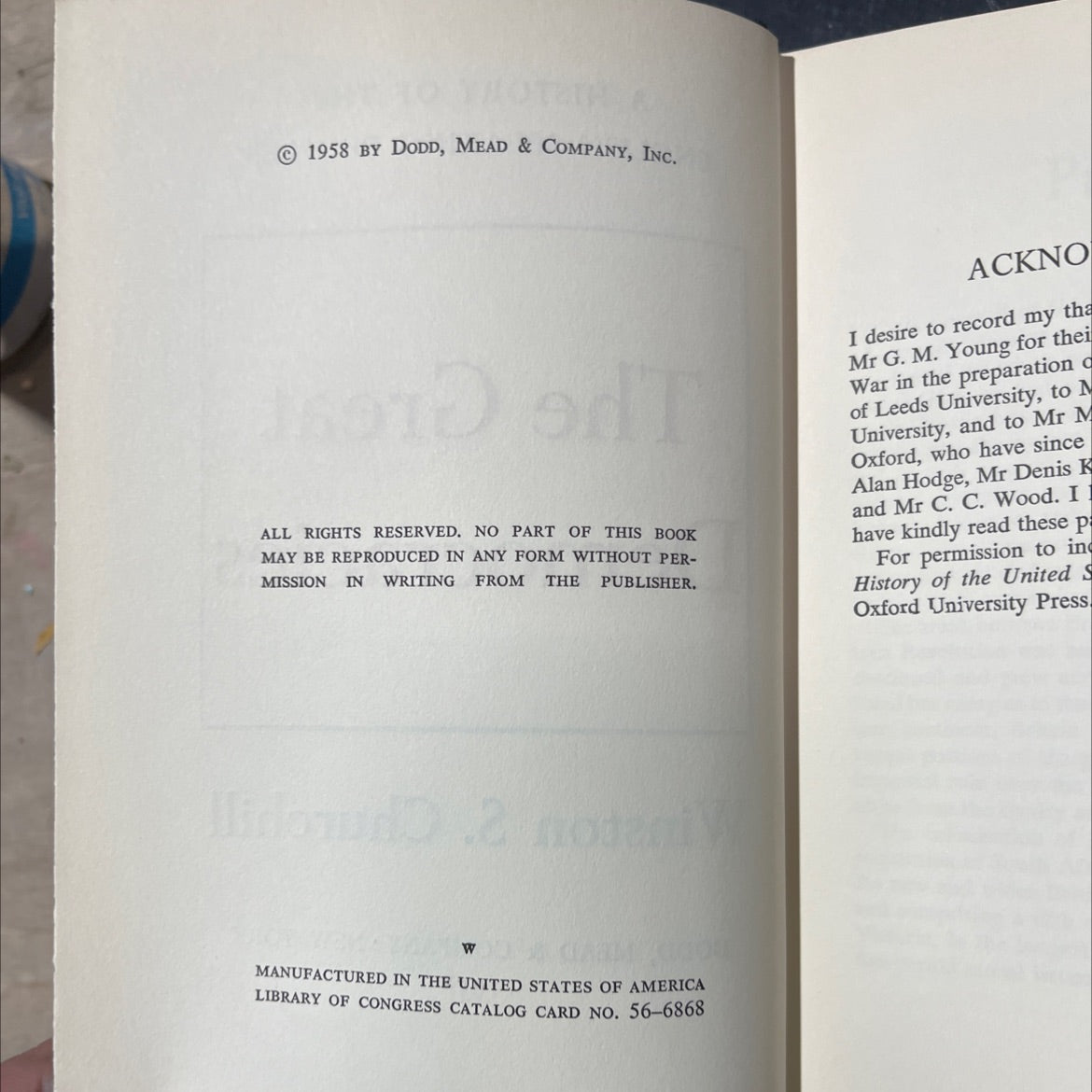 a history of the english-speaking peoples the great democracies book, by winston s. churchill, 1958 Hardcover image 3