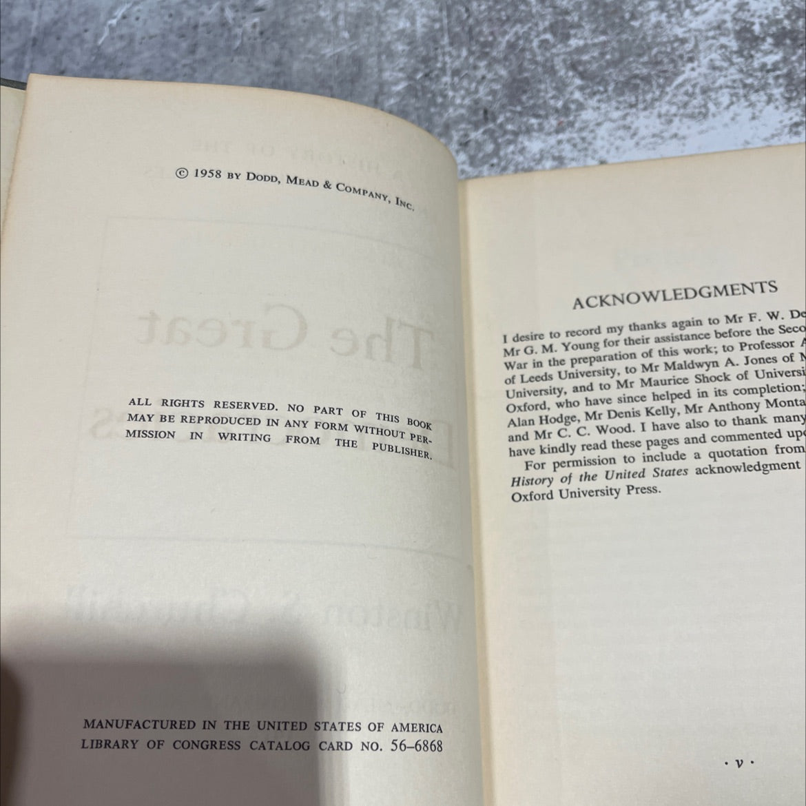 a history of the english-speaking peoples the great democracies book, by winston s. churchill, 1958 Hardcover image 3