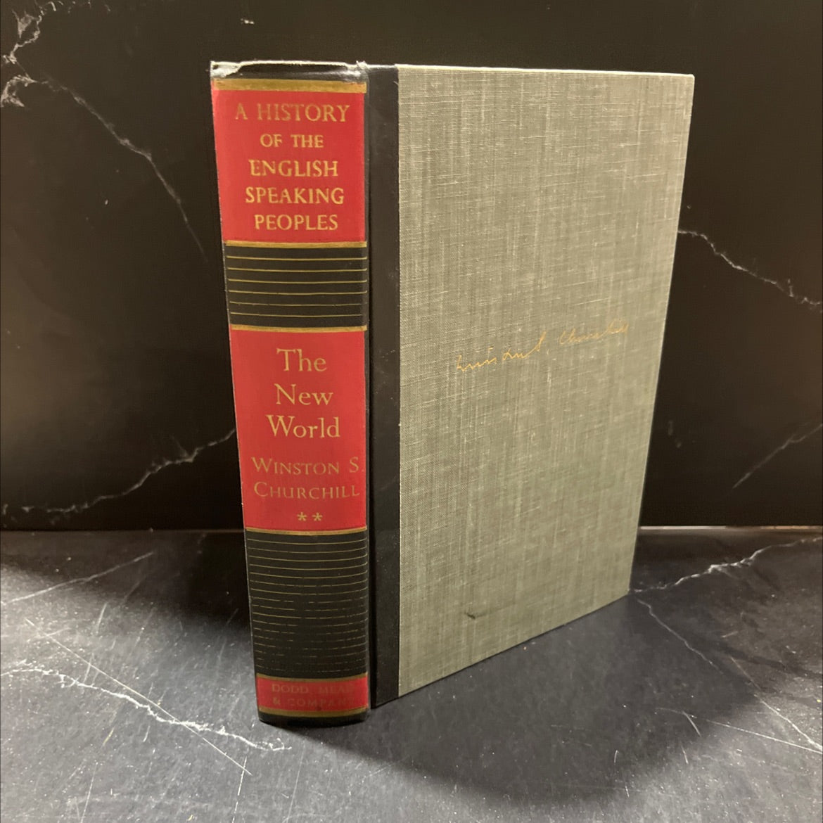 a history of the english-speaking peoples the new world book, by winston s. churchill, 1959 Hardcover image 1