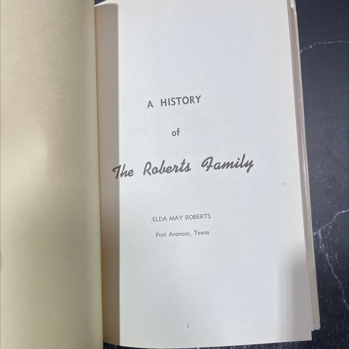 a history of the roberts family book, by elda may roberts, 1970 Hardcover image 2