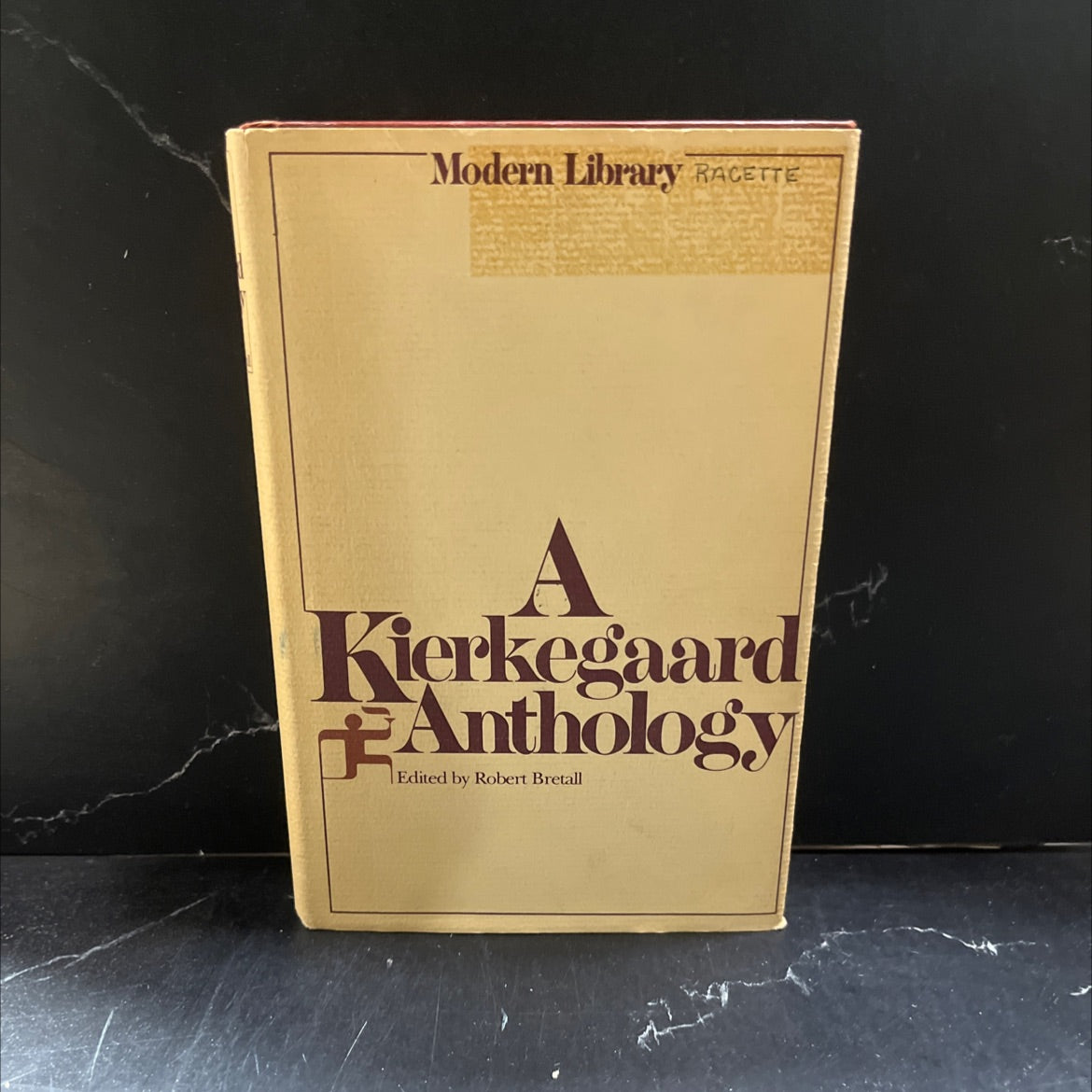 a kierkegaard anthology book, by robert bretall, 1946 Hardcover image 1