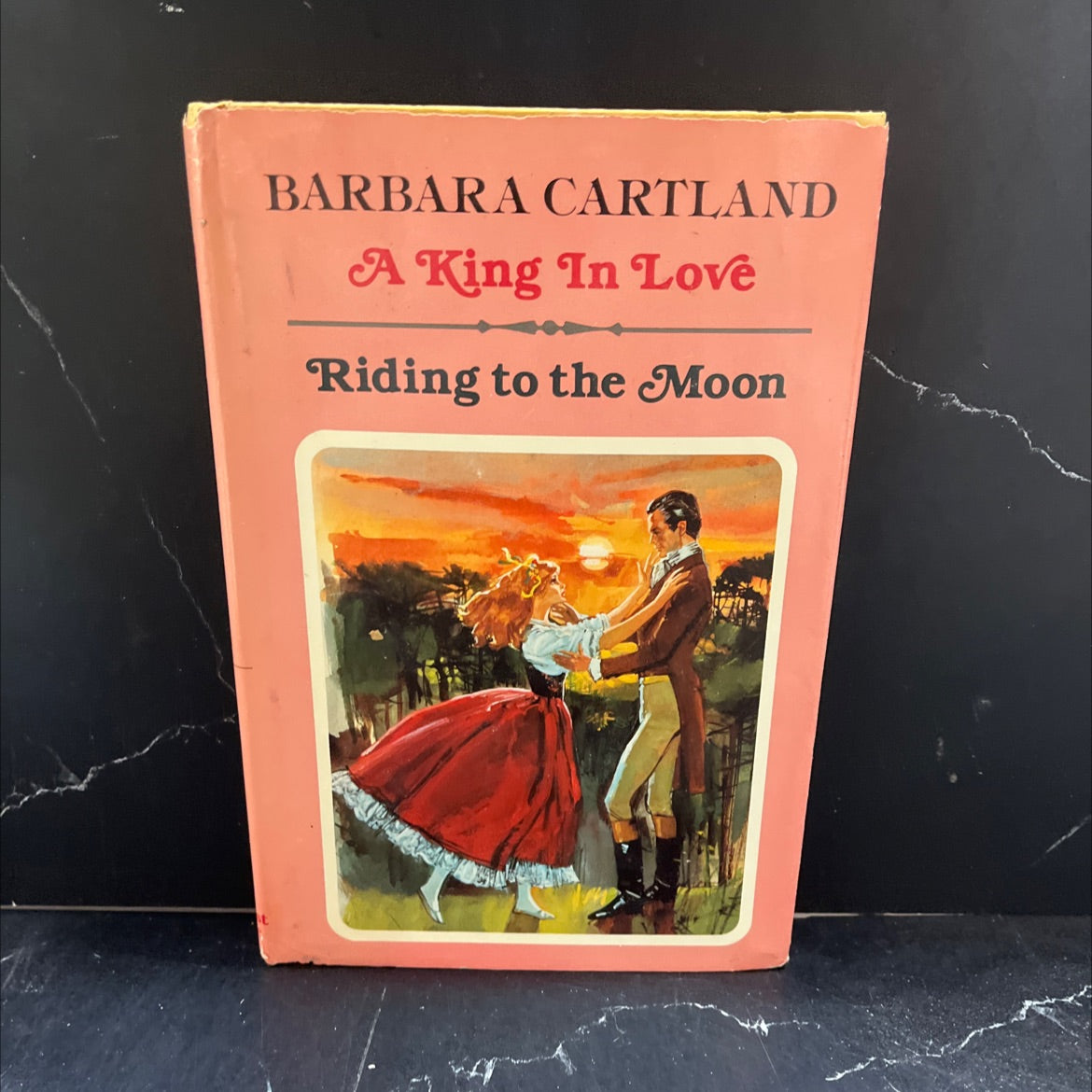 a king in love book, by barbara cartland, 1982 Hardcover image 1