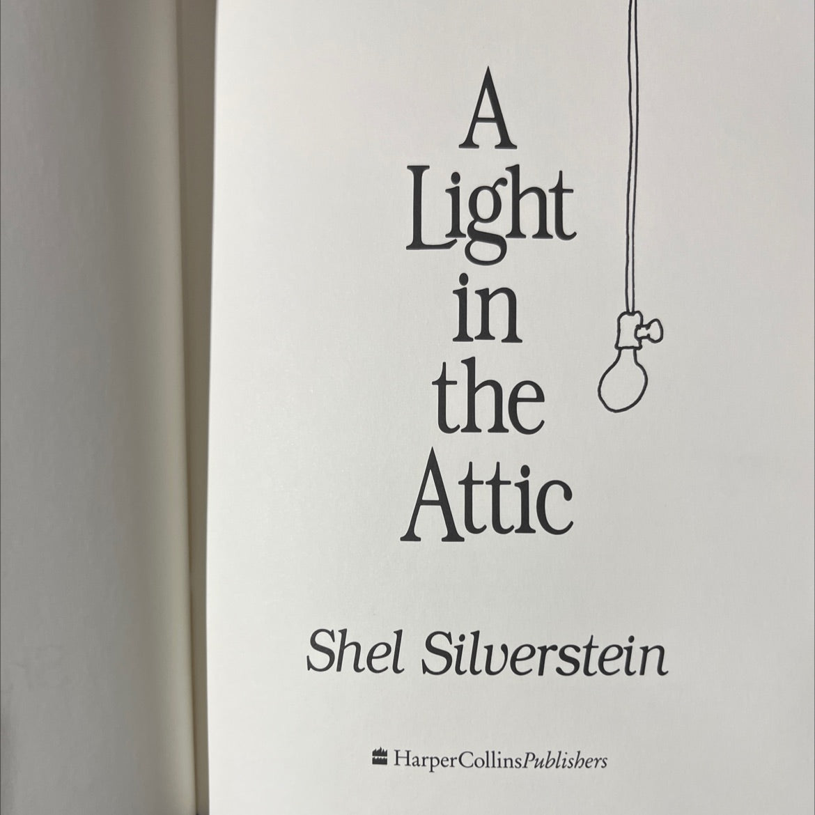 a light in the attic book, by shel silverstein, 1981 Hardcover image 2