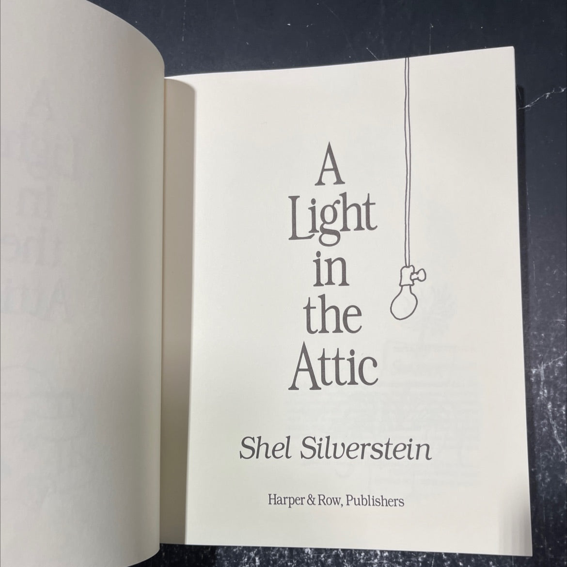 a light in the attic book, by shel silverstein, 1981 Hardcover image 2