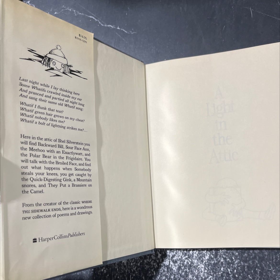a light in the attic book, by shel silverstein, 1981 Hardcover image 4