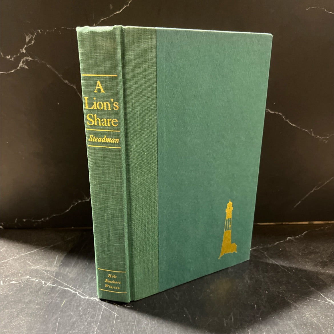 a lion's share book, by Mark Steadman, 1975 Hardcover image 1