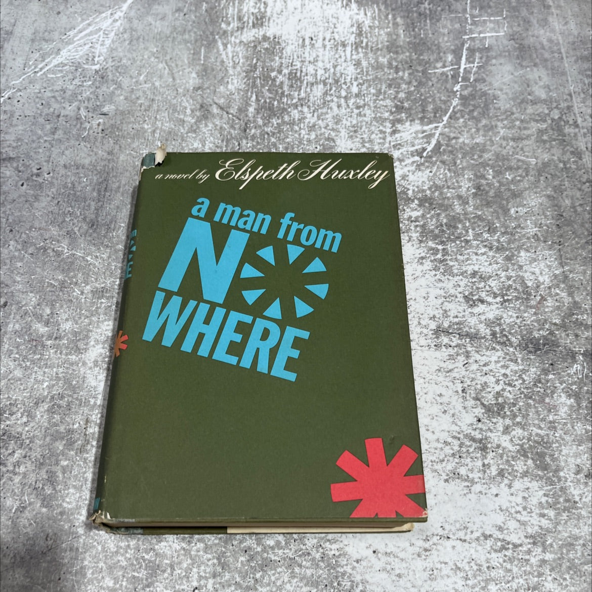 a man from nowhere book, by elspeth huxley, 1965 Hardcover image 1