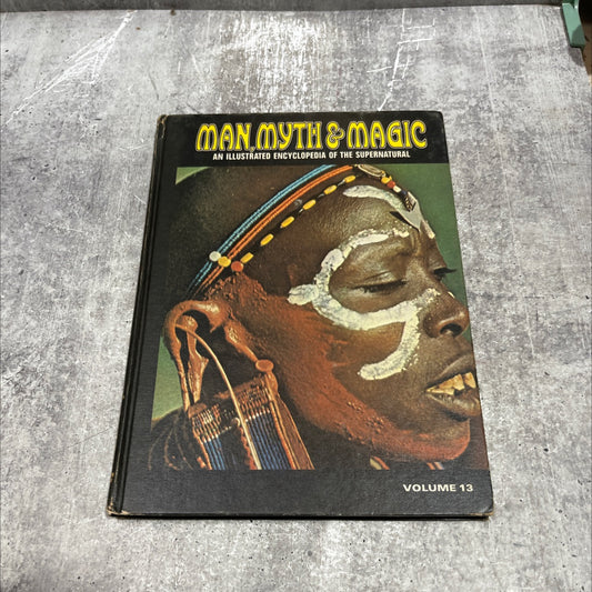 a man myth & magic an illustrated encyclopedia of the supernatural book, by Richard Cavendish, 1970 Hardcover image 1