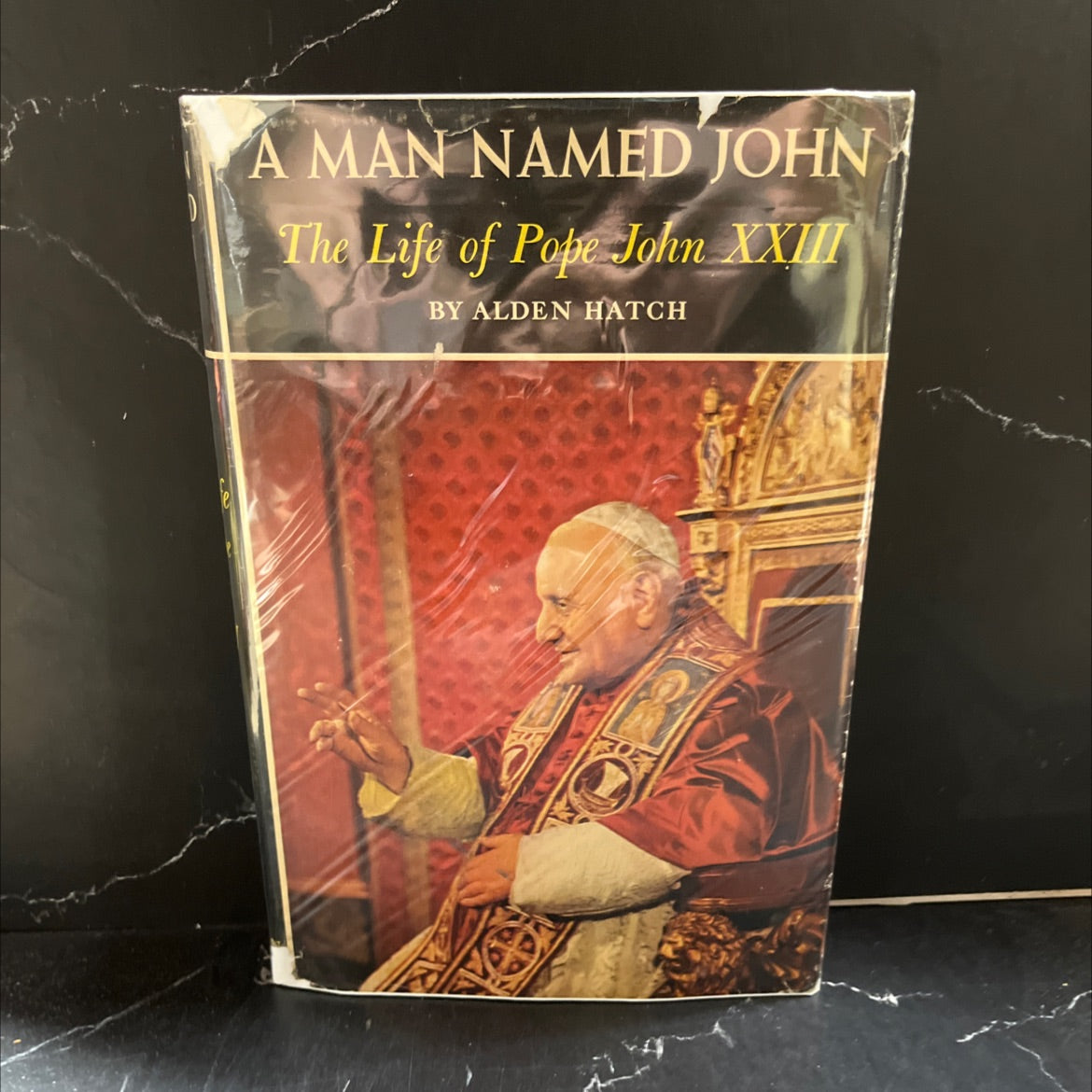 a man named john the life of pope john xxiii book, by alden hatch, 1963 Hardcover image 1