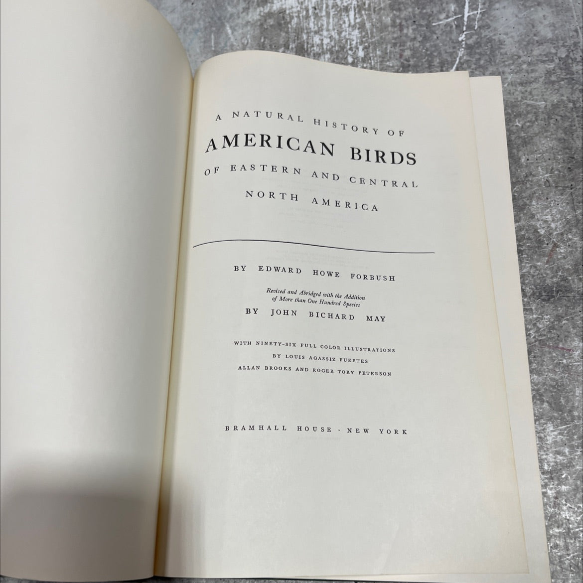 a natural history of american birds of eastern and central north america book, by edward howe forbush, 1955 Hardcover image 2