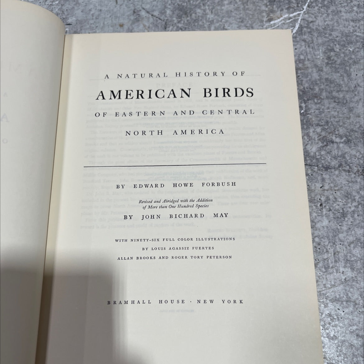 a natural history of american birds of eastern and central north america book, by edward howe forbush, 1955 Hardcover image 2