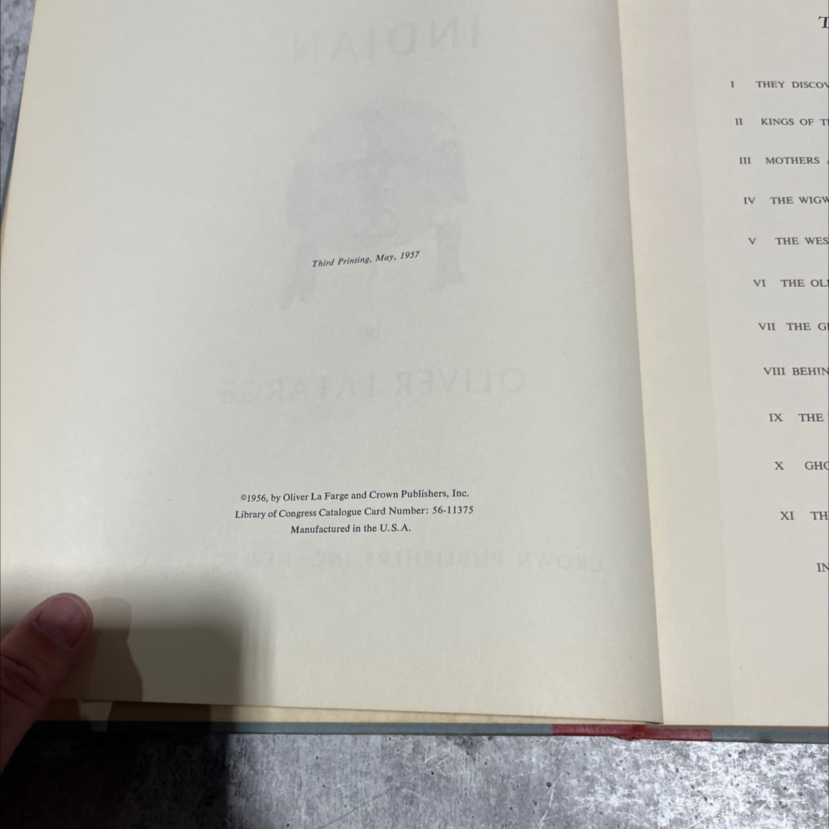 a pictorial history of the american indian book, by oliver la farge, 1957 Hardcover image 3