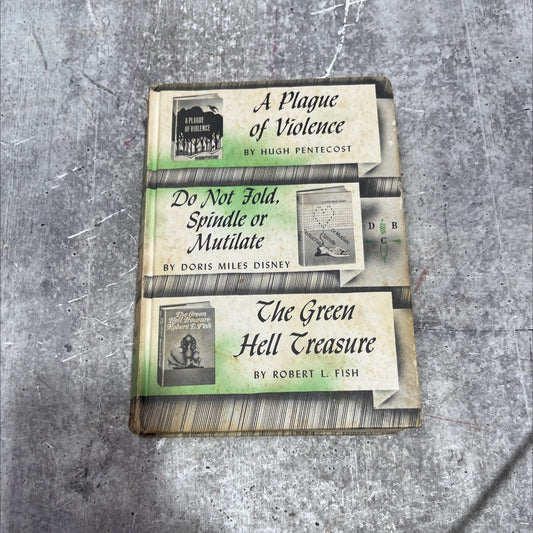 a plague of violence book, by hugh pentecost, 1970 Hardcover image 1