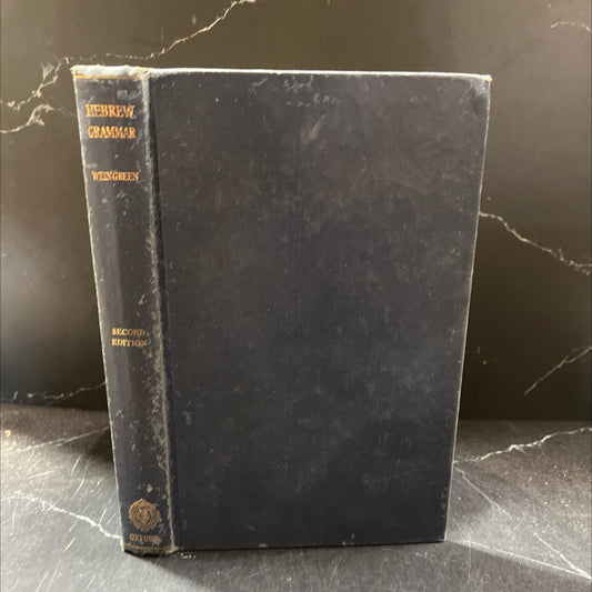 a practical grammar for classical hebrew book, by j. weingreen, 1959 Hardcover image 1