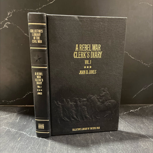 a rebel war clerk's diary at the confederate states capital book, by j. b. jones, 1982 Leather image 1